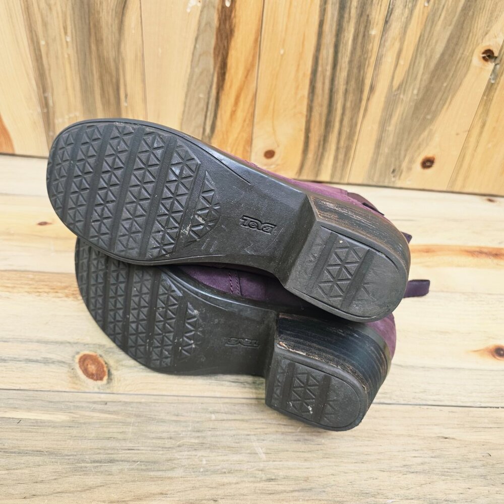 Teva Anaya Plum Purple Waterproof Ankle Boot Size 11 - Picture 9 of 9